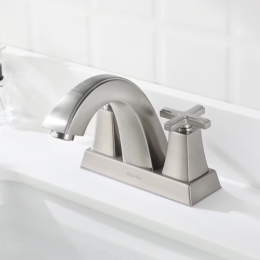 Ezanda Kayden 4" Centerset 2-Handle Bathroom Sink Faucet: $31