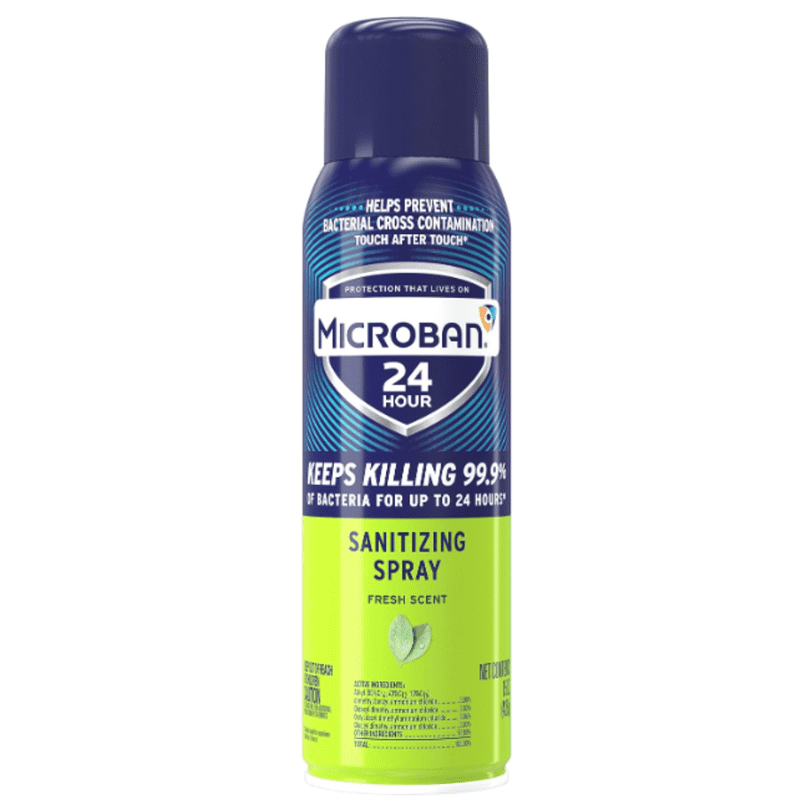 Microban 15-oz. 24-Hour Disinfectant Sanitizing Spray: $6.17 via Subscribe & Save