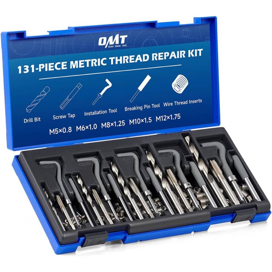 Orion Motor Tech 131-Piece Metric Thread Repair Kit: $29.98 Orion Motor Tech 131-Piece Metric Thread Repair Kit: $29.98