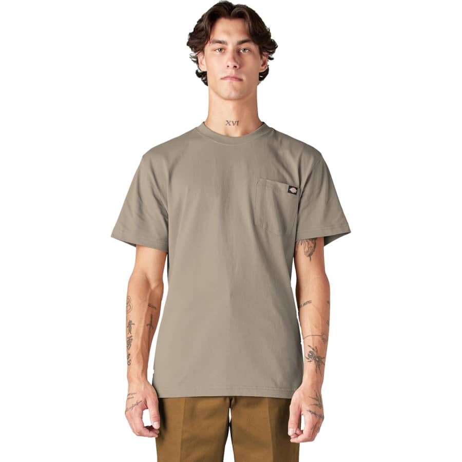 Dickies Men's Heavyweight T-Shirt: $7.41