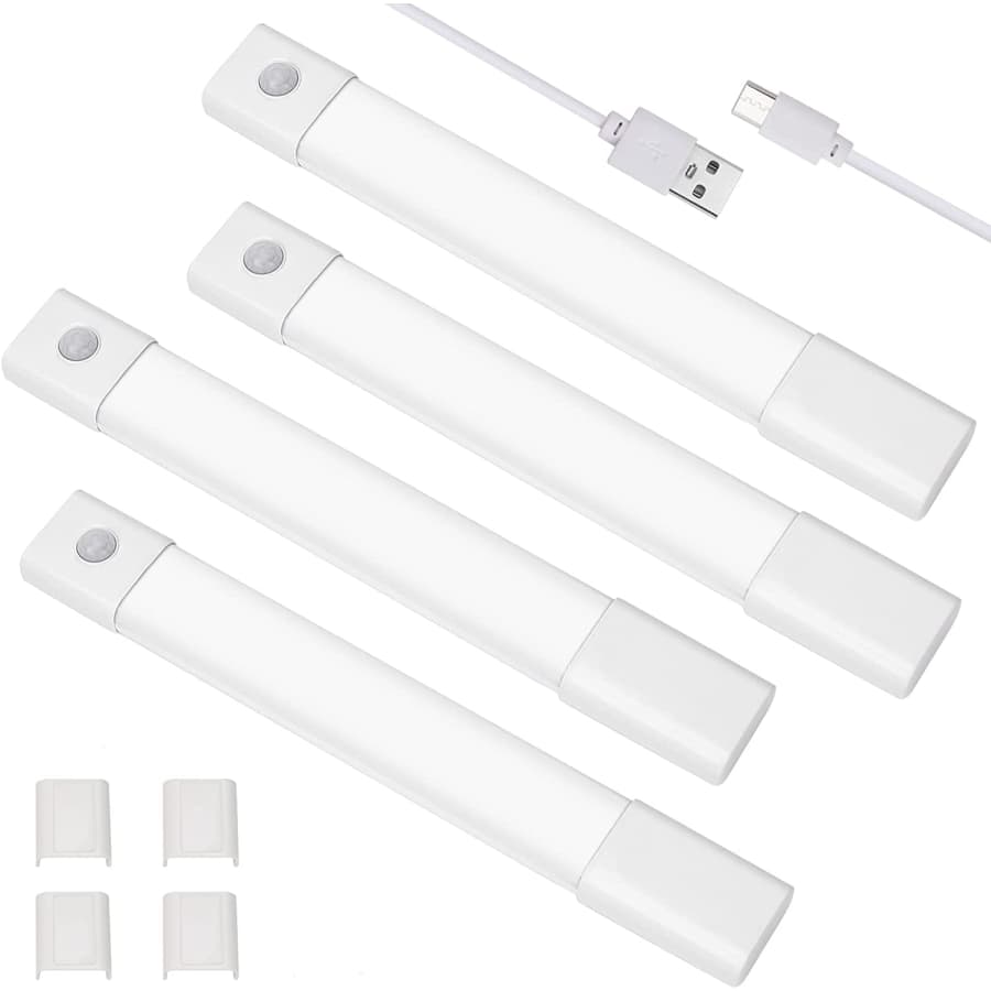 Zzenrysam Under Cabinet LED Light 4-Pack for $10