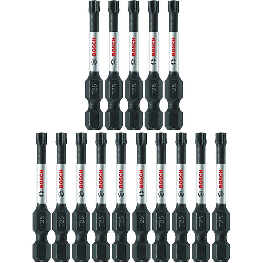 Bosch 15-Piece 2" Torx #25 Impact Screwdriver Bit Set for $11 Bosch 15-Piece 2" Torx #25 Impact Screwdriver Bit Set for $11