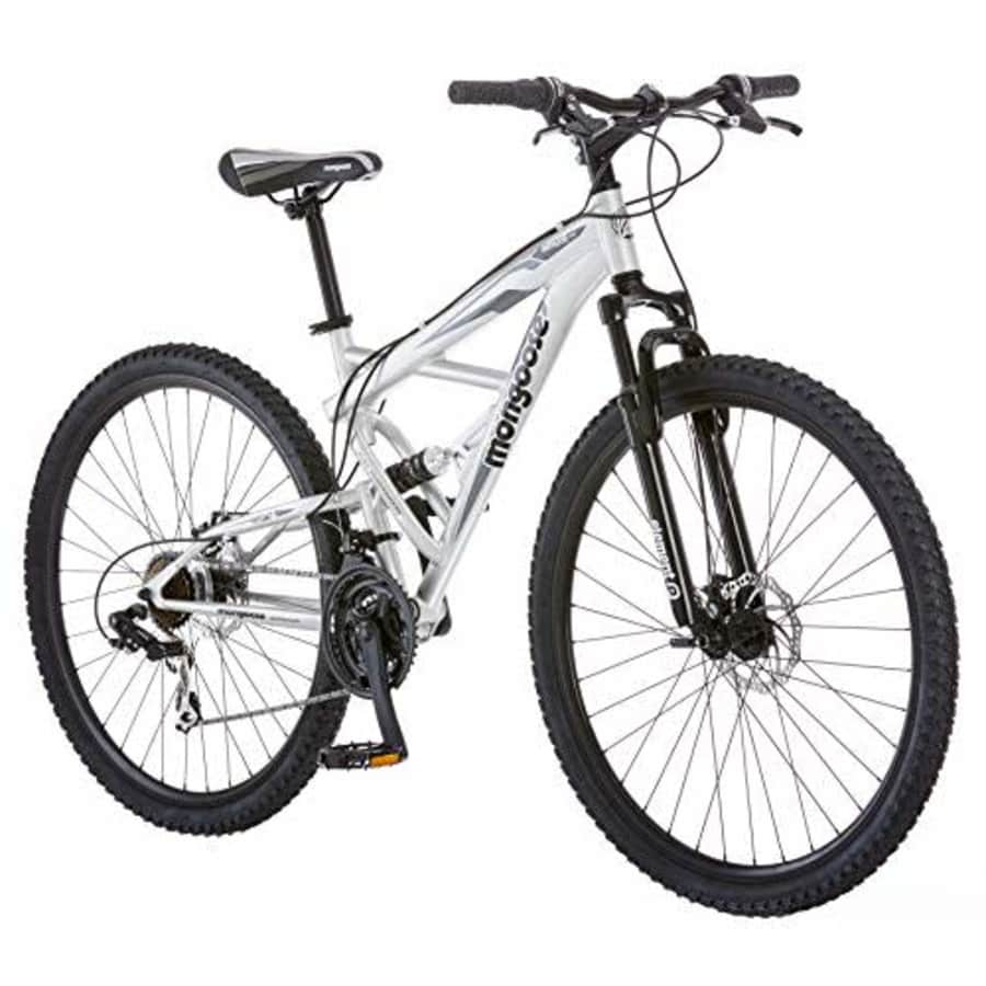 Mongoose Impasse Mens Mountain Bike, 29-Inch Wheels, Aluminum Frame, Twist Shifters, 21-Speed Rear for $431