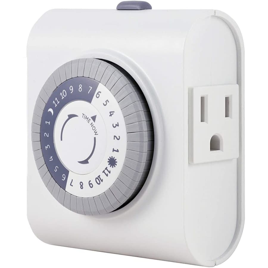 GE 24-Hour Heavy Duty Indoor Plug-In Timer for $13 GE 24-Hour Heavy Duty Indoor Plug-In Timer for $13