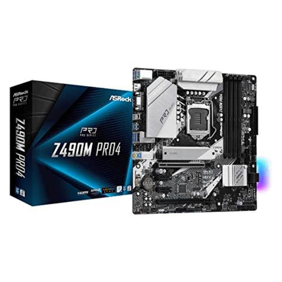 ASRock Z490M PRO4 Supports 10 th Gen Intel Core Processors (Socket 1200) Motherboard for $407