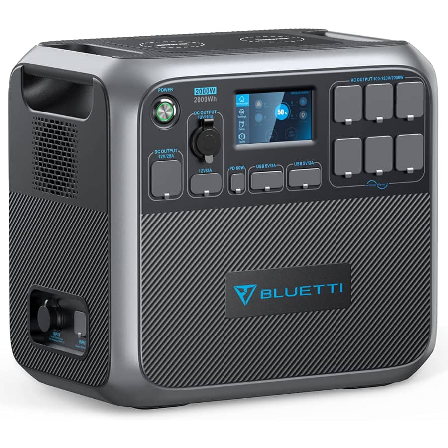 Certified Refurb Bluetti 2,000W Portable Power Station: $703 Certified Refurb Bluetti 2,000W Portable Power Station: $703