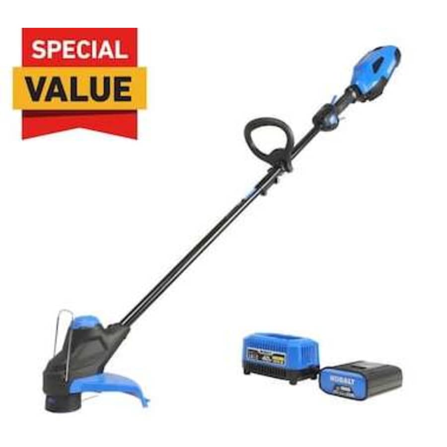 Kobalt 40V Max 12" Straight Cordless String Trimmer for $99 Kobalt 40V Max 12" Straight Cordless String Trimmer for $99