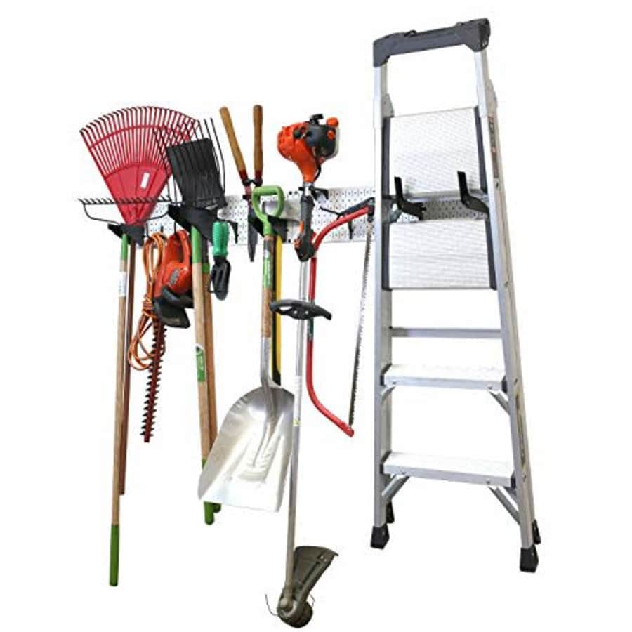 Wall Control Garage Storage Rack Lawn & Garden Tool Organization Wall Mount Organizer - Easy to for $72