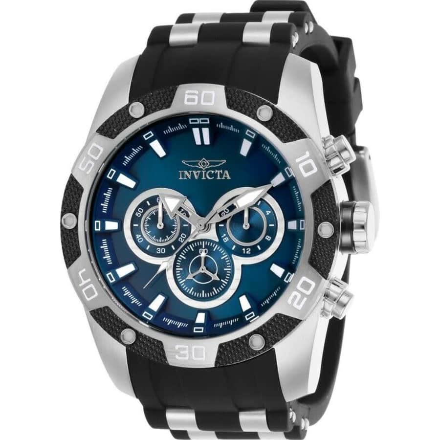 Invicta Men's Speedway Stainless Steel Chronograph Watch for $61