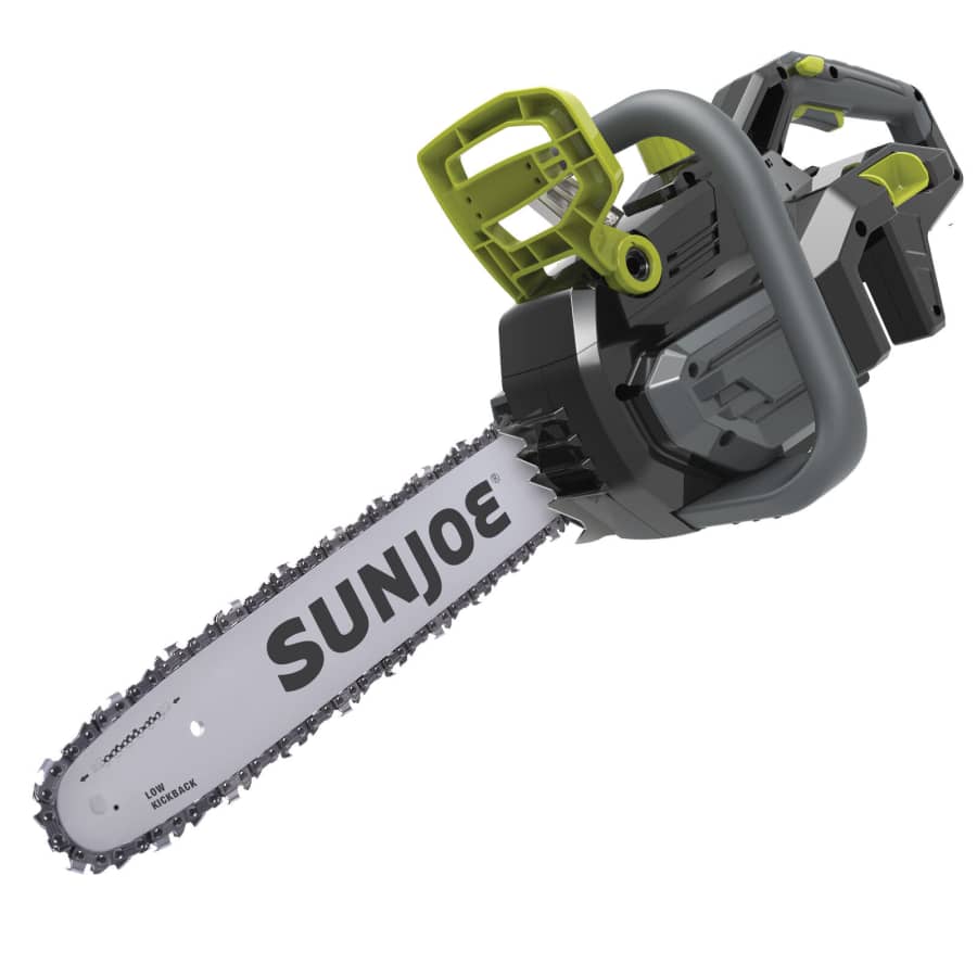 Sun Joe 100V iONPRO Cordless 18" Handheld Chainsaw (No Battery) for $90