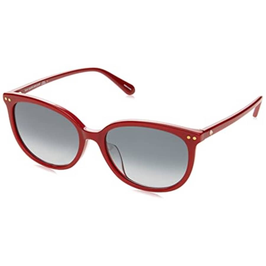 Kate Spade New York womens Alina/F/S Sunglasses, Red, 55mm 17mm US for $51