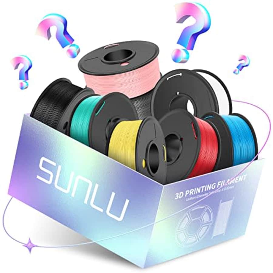 SUNLU 3D Printer Filament, Neatly Wound PLA Meta Filament Bundle, 1.75mm PLA Meta Filament for $22