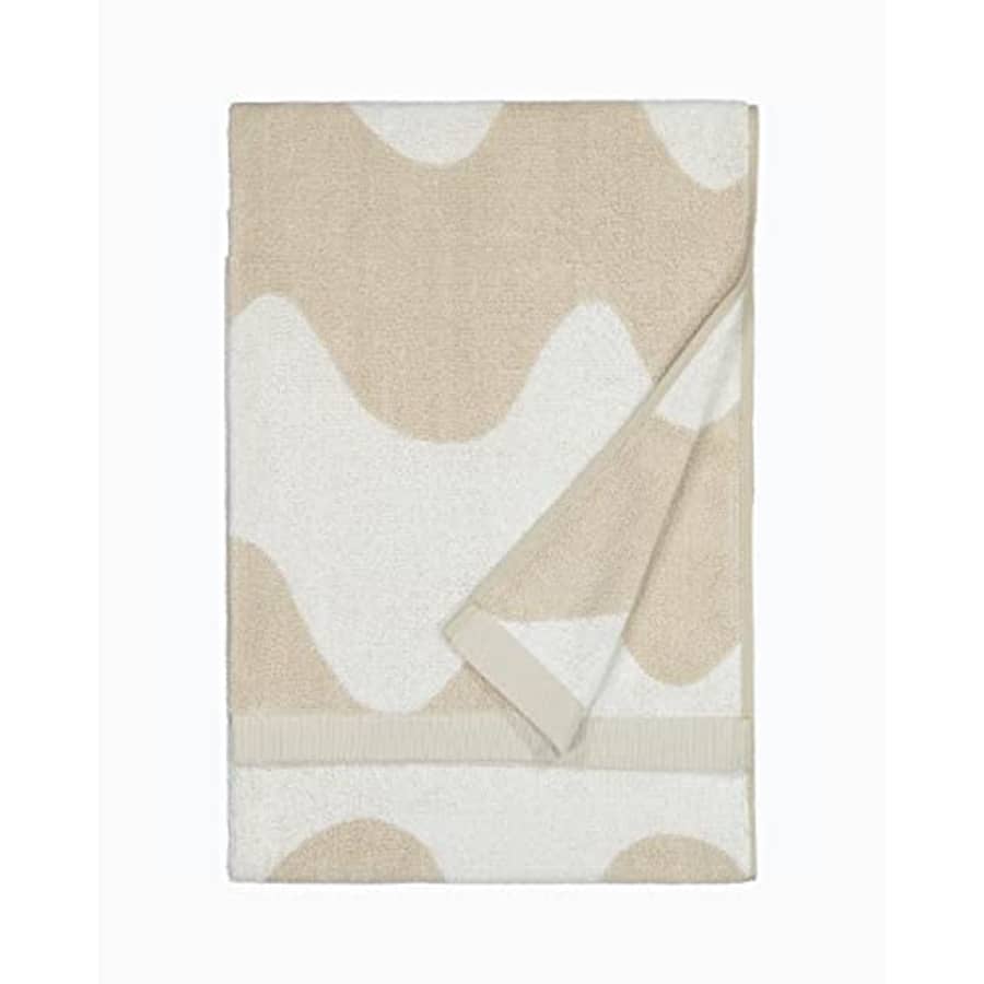 MARIMEKKO - Lokki Terry Cotton Bath Towel (Beige) for $52