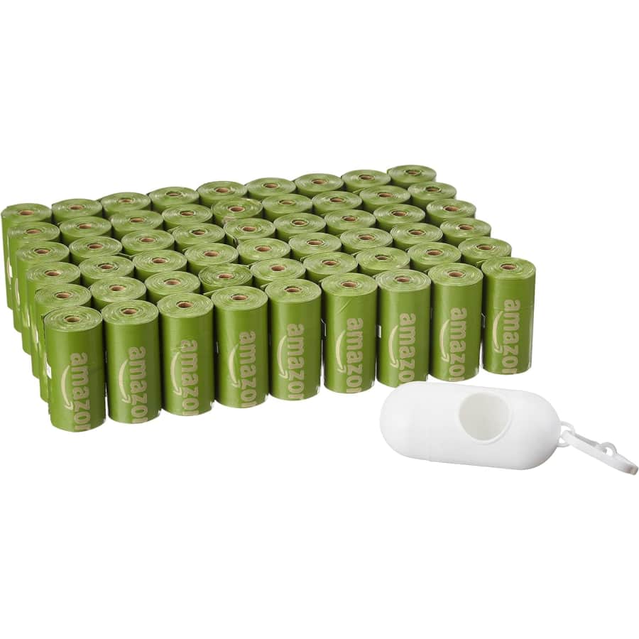 Amazon Basics Dog Poop Bags 810-Count w/ Dispenser for $13 via Sub & Save Amazon Basics Dog Poop Bags 810-Count w/ Dispenser for $13 via Sub & Save