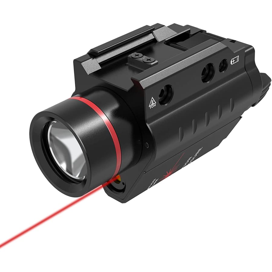 Feyachi Red Laser Tactical Flashlight for $36