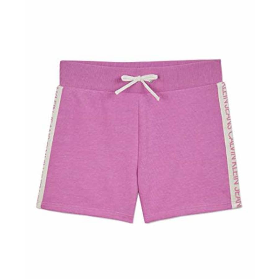 Calvin Klein Girls Short, Logo Tape Violet, L12/14 for $6