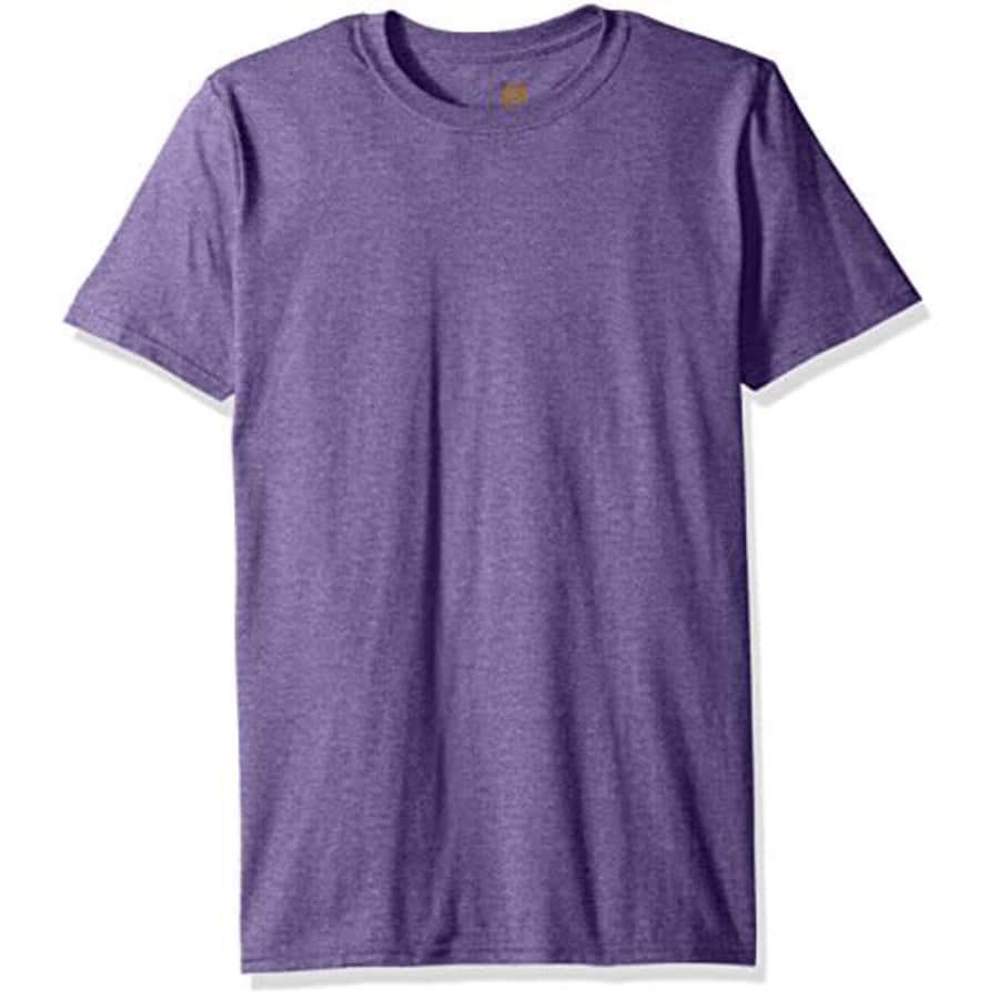 Gold Toe Men's Crew Neck T-Shirt, Heather Purple, Medium for $8 Gold Toe Men's Crew Neck T-Shirt, Heather Purple, Medium for $8