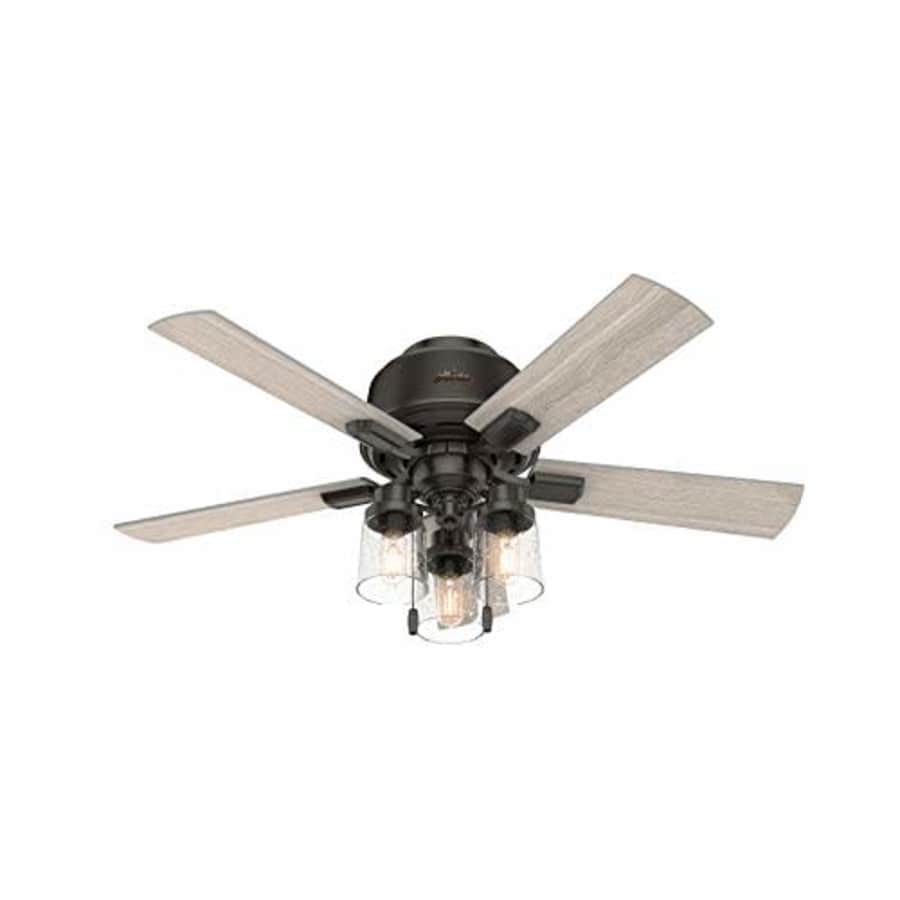 Hunter 50327 Hartland Low Profile Ceiling Fan with LED Light and Pull Chain, 44", Noble Bronze for $224 Hunter 50327 Hartland Low Profile Ceiling Fan with LED Light and Pull Chain, 44", Noble Bronze for $224