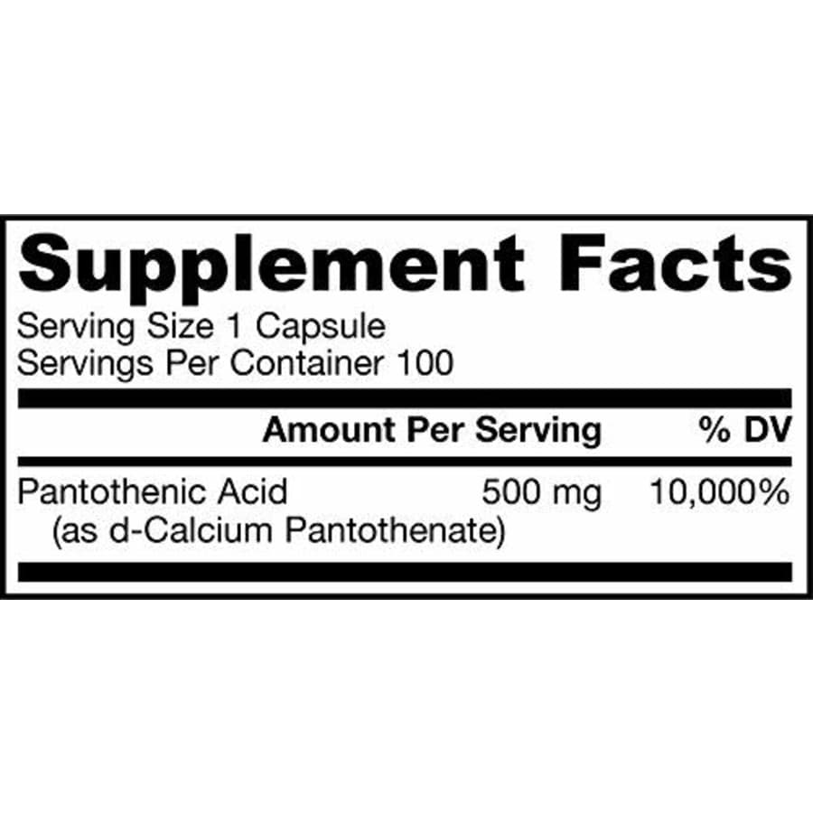 Jarrow Formulas Pantothenic Acid B5, Supports Energy Production, 500 mg, 100 Veggie Capsules for $28 Jarrow Formulas Pantothenic Acid B5, Supports Energy Production, 500 mg, 100 Veggie Capsules for $28