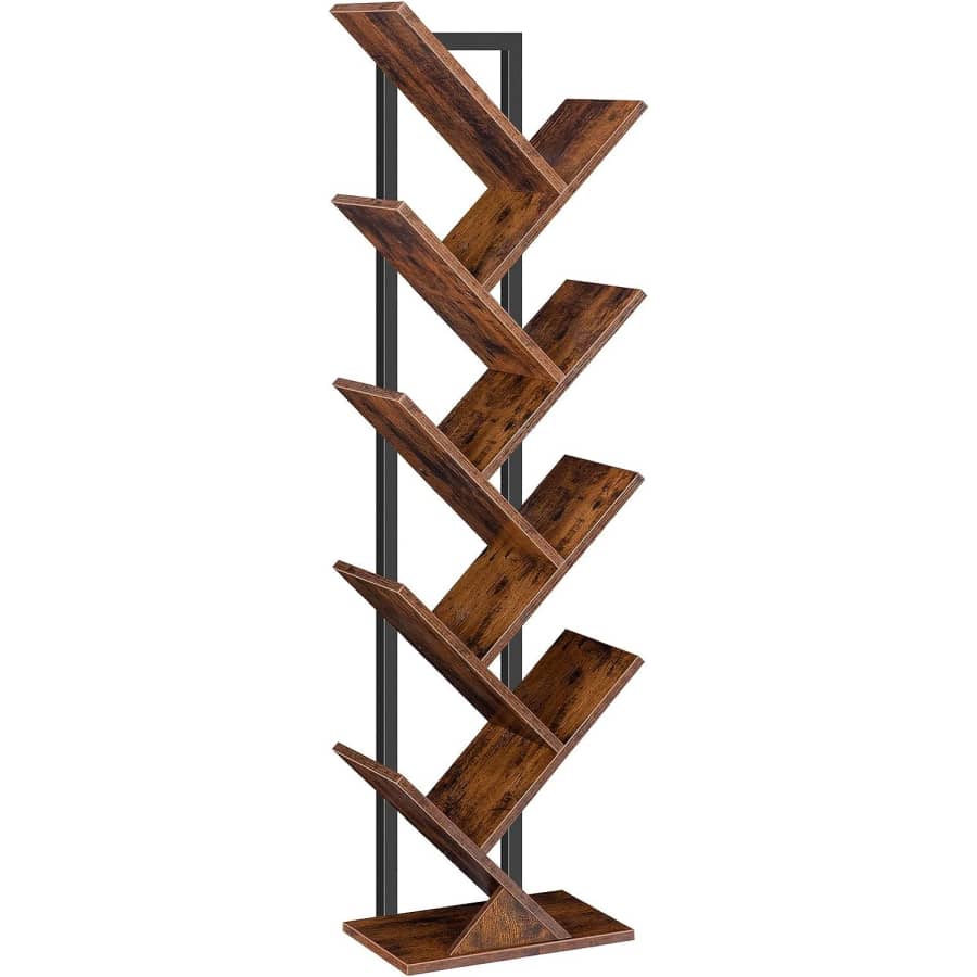 HOOBRO Tree Bookshelf for $50
