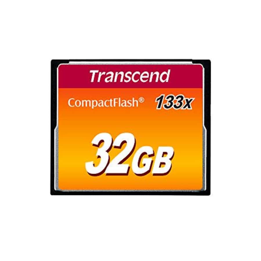 Transcend 32GB CompactFlash Memory Card 133x (TS32GCF133) for $29