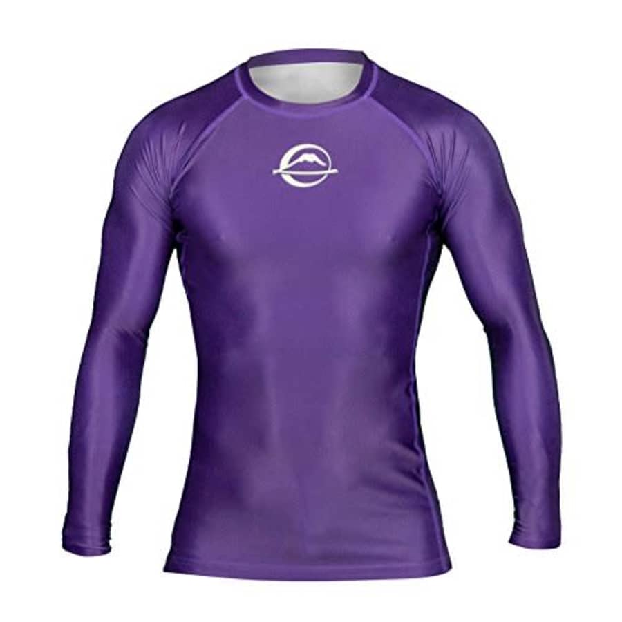 Fuji Baseline Ranked Jiu Jitsu Rashguard,Purple,XS for $40