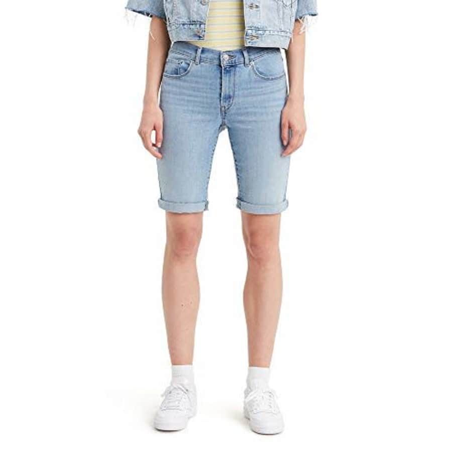 Levi's Women's Bermuda Shorts, Oahu Morning Dew, 30 (US 10) for $30 Levi's Women's Bermuda Shorts, Oahu Morning Dew, 30 (US 10) for $30