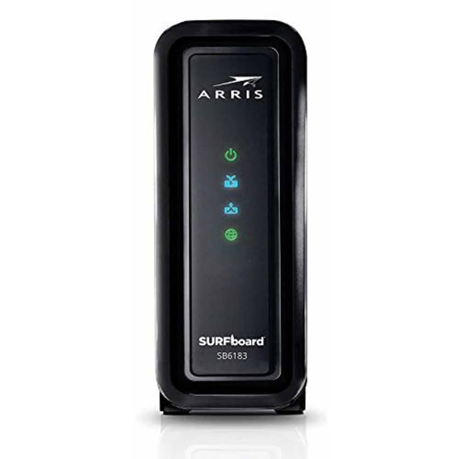 Arris Touchstone 16x4 SB6183 DOCSIS 3.0 Cable Modem - Black (Renewed) for $30 Arris Touchstone 16x4 SB6183 DOCSIS 3.0 Cable Modem - Black (Renewed) for $30