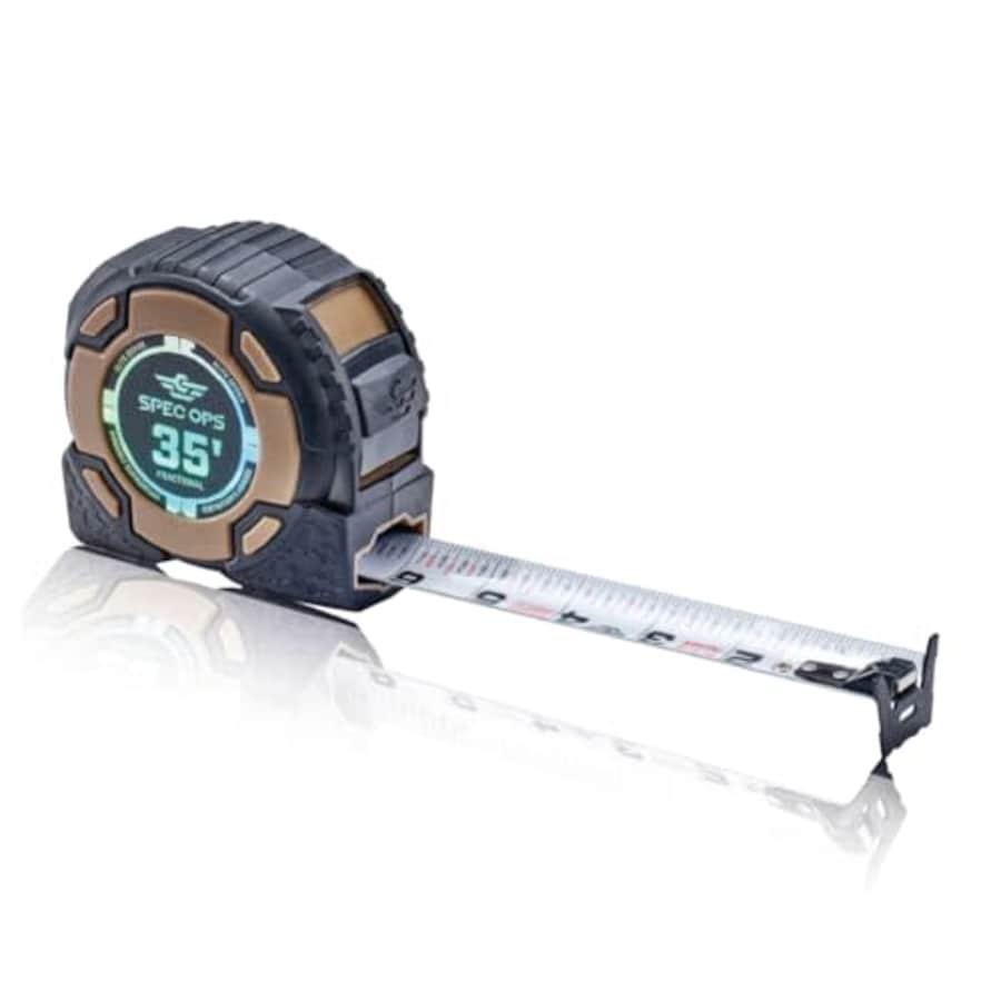 Spec Ops Tools 35-Foot Elite Series Magnetic Tape Measure, 1 1/4" Double-Sided Blade, Includes for $36