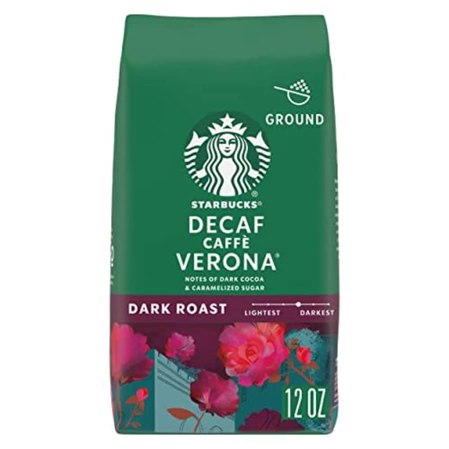 Starbucks Decaf Ground Coffee Caff Verona 100% Arabica 1 bag (12 oz.) for $9 Starbucks Decaf Ground Coffee Caff Verona 100% Arabica 1 bag (12 oz.) for $9