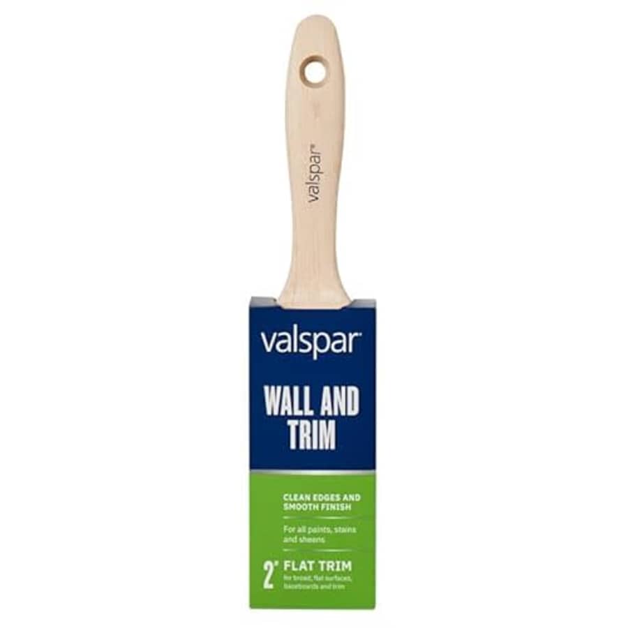 Valspar Brush Paint Wall&Trim Flat 2IN 881445200 for $10