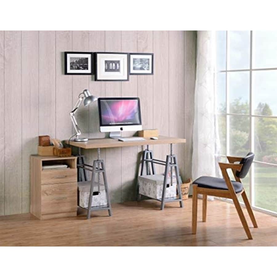 American Furniture Classics OS Home and Office Adjustable Height Writing Desk with Sturdy Metal for $101 American Furniture Classics OS Home and Office Adjustable Height Writing Desk with Sturdy Metal for $101