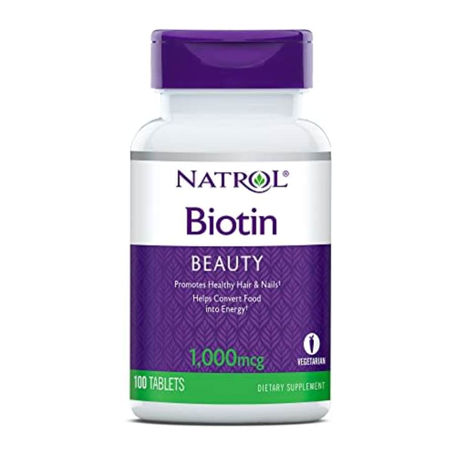 Natrol Beauty Biotin 1000mcg, Dietary Supplement for Healthy Hair, Skin, Nails and Energy for $8