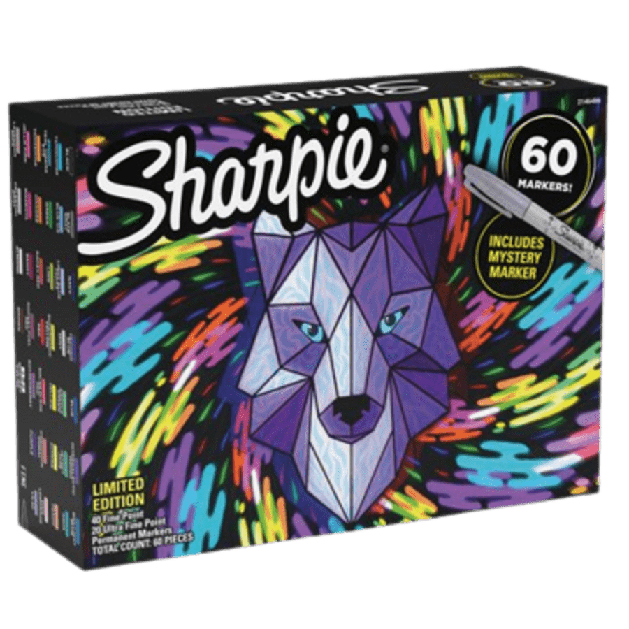 Sharpie Limited Edition Permanent Marker 60-Pack for $20 Sharpie Limited Edition Permanent Marker 60-Pack for $20