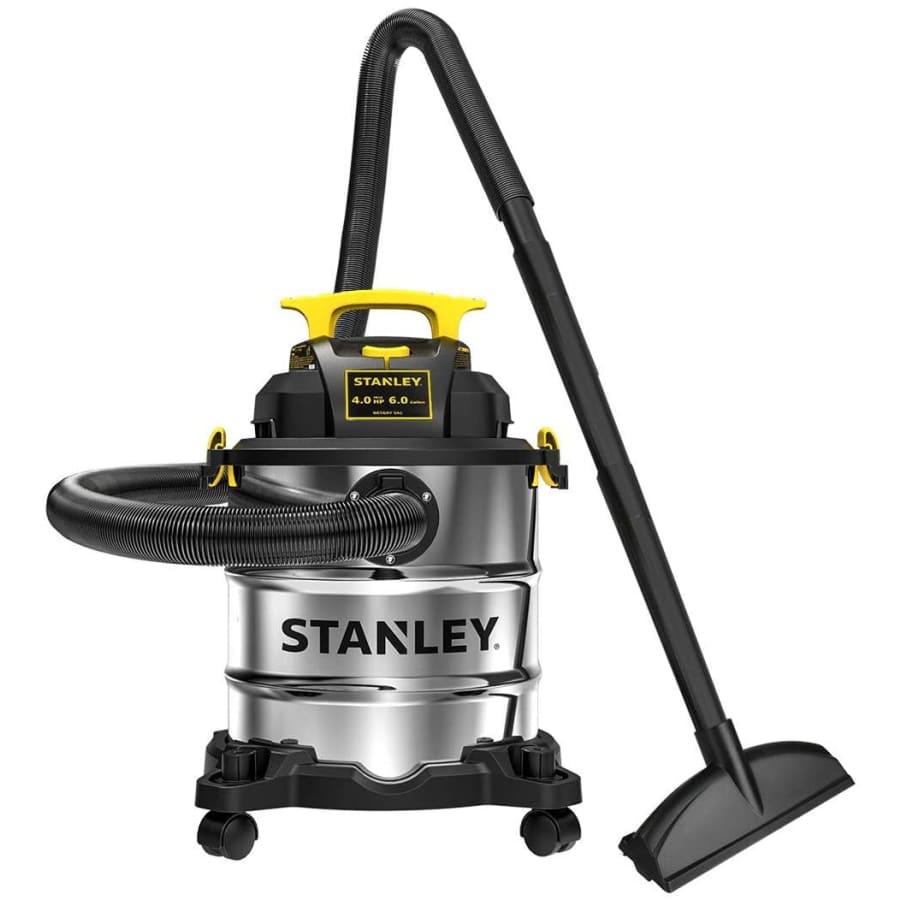 Stanley Tools Stanley 6-Gal. Stainless Steel Wet/Dry Vacuum for $76 Stanley Tools Stanley 6-Gal. Stainless Steel Wet/Dry Vacuum for $76