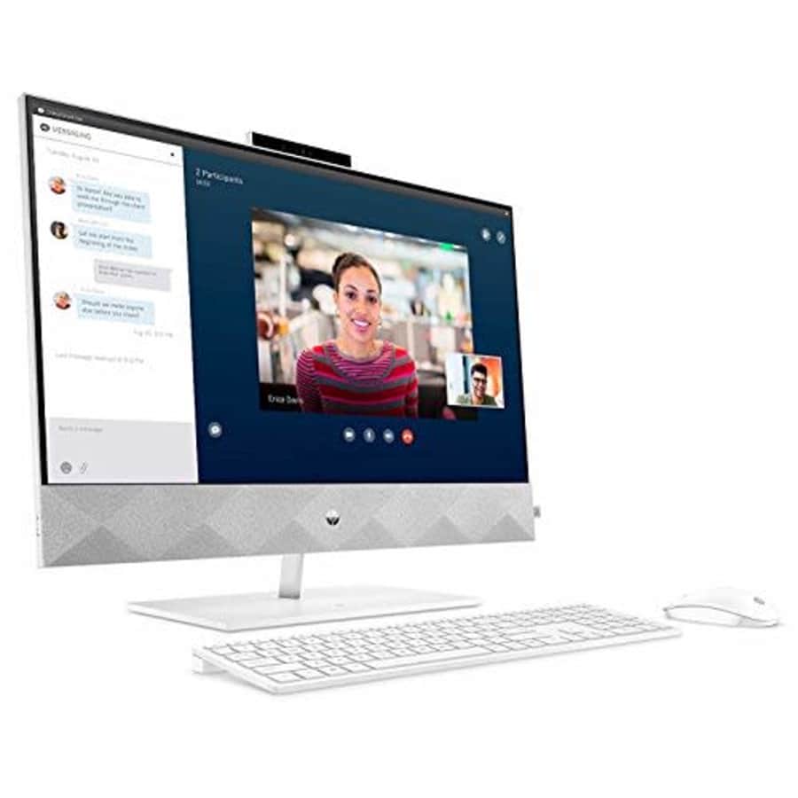 HP Pavilion All-in-One Desktop PC, 27-inch Full HD IPS Touchscreen, Powerful Ryzen 7 4800 for $1,079