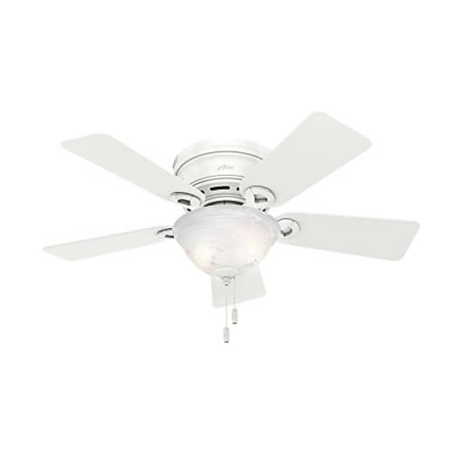 Hunter Fan Company Hunter 51022 Transitional 42``Ceiling Fan from Conroy collection finish, Snow for $120
