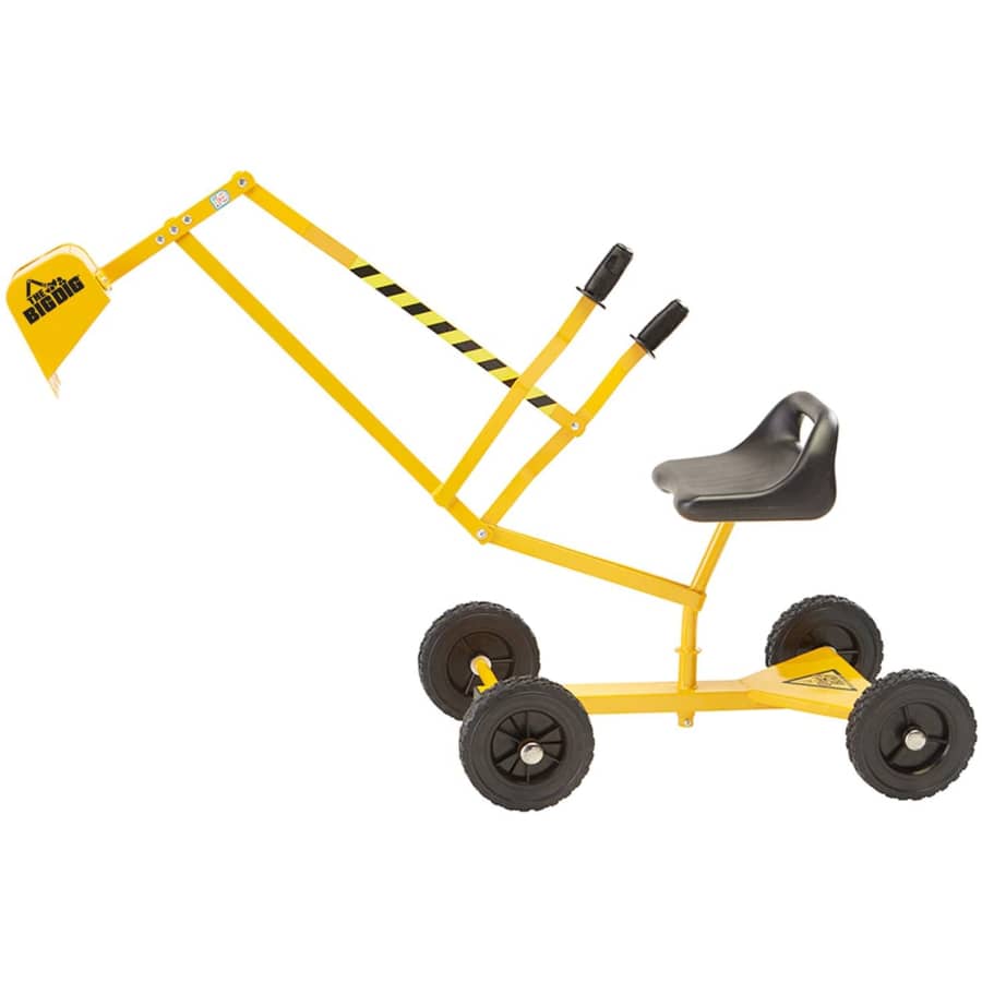 The Big Dig and Roll Ride-On Working Excavator with Wheels for $47 The Big Dig and Roll Ride-On Working Excavator with Wheels for $47