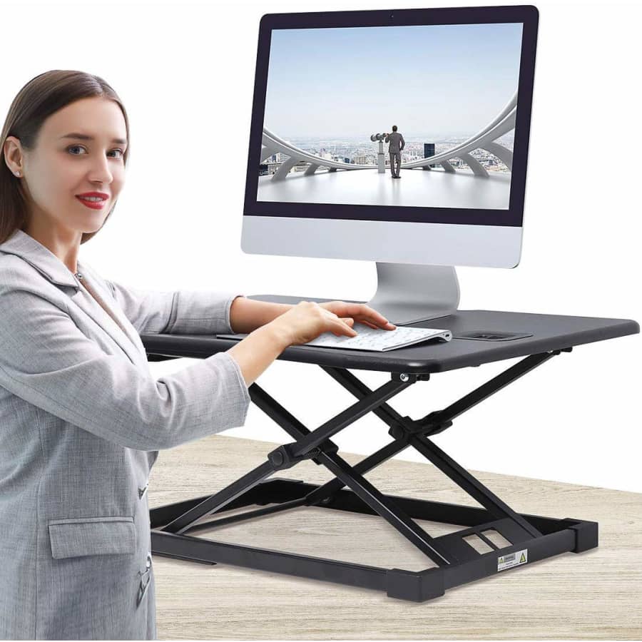 Jenoswein Standing Desk Converter for $49