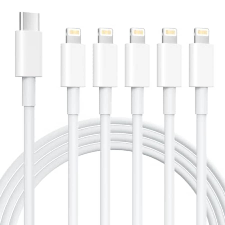 6-Foot USB-C to Lightning Cable 5-Pack for $12 6-Foot USB-C to Lightning Cable 5-Pack for $12