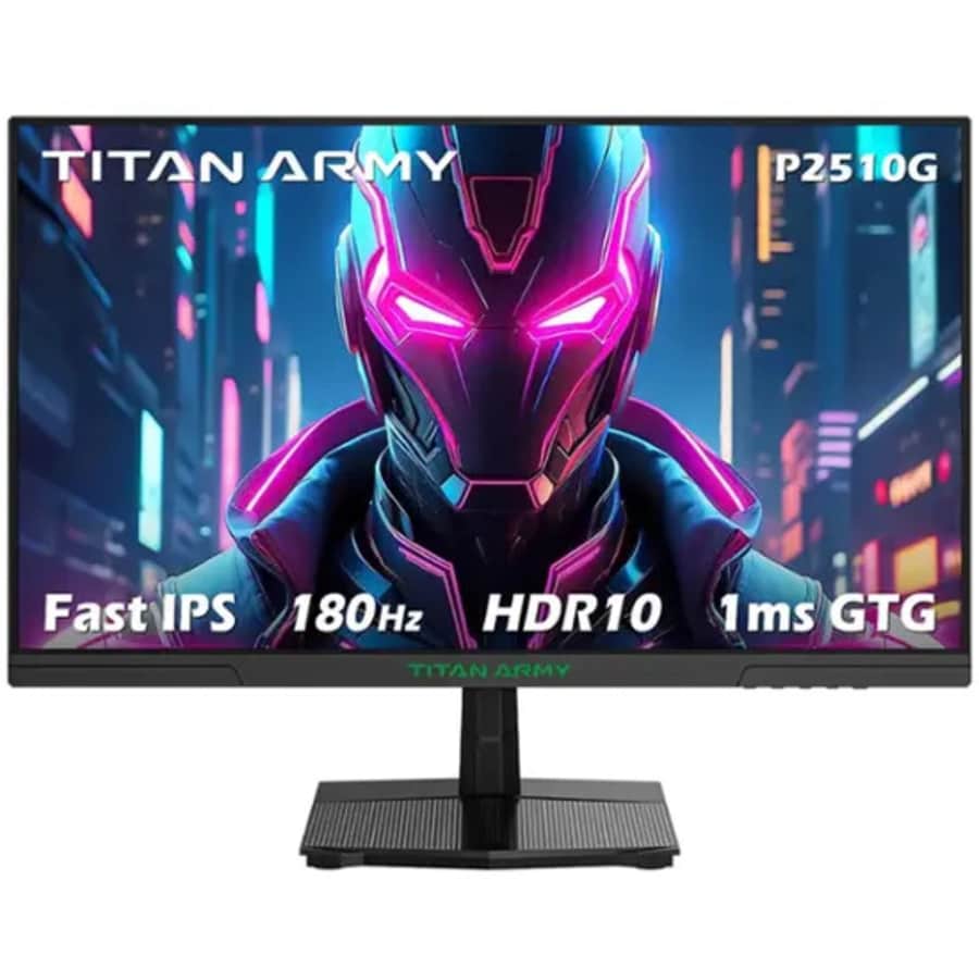 Titan Army 24.5" 1080p HDR 180Hz IPS FreeSync LED Monitor for $90