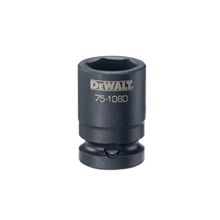 DEWALT DWMT75106B 1/2" Drive Impact Socket 6 PT 17MM for $22