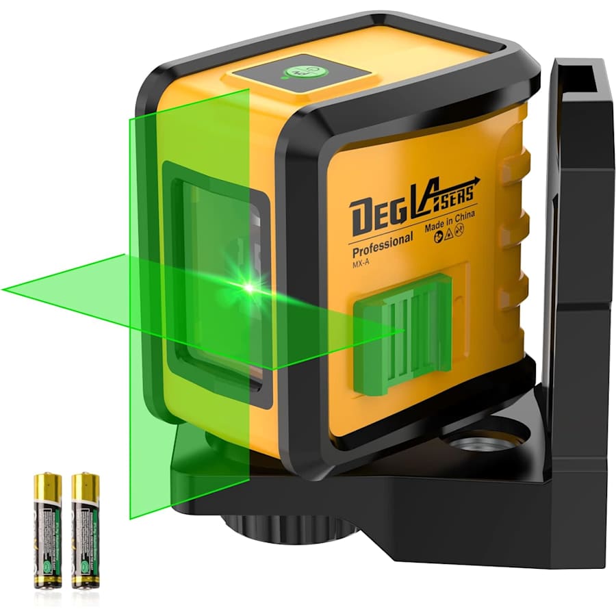 100-Foot Green Cross Line Self-Leveling Laser Level for $20 100-Foot Green Cross Line Self-Leveling Laser Level for $20