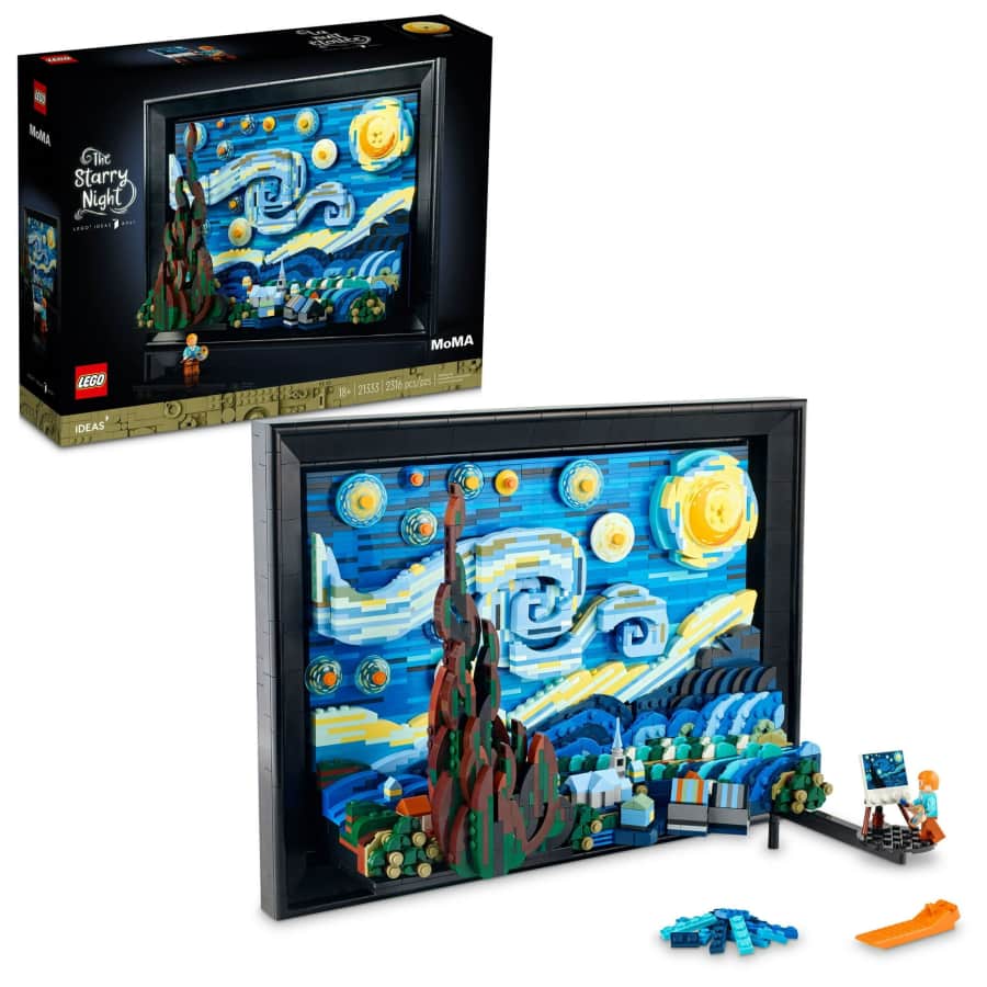 LEGO Ideas Vincent Van Gogh The Starry Night: $142 LEGO Ideas Vincent Van Gogh The Starry Night: $142