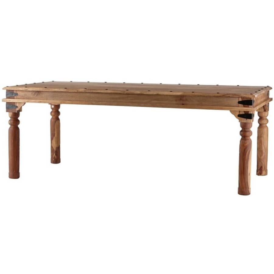 Home Decorators Collection Fields 84" Mango Wood Dining Table for $479 Home Decorators Collection Fields 84" Mango Wood Dining Table for $479