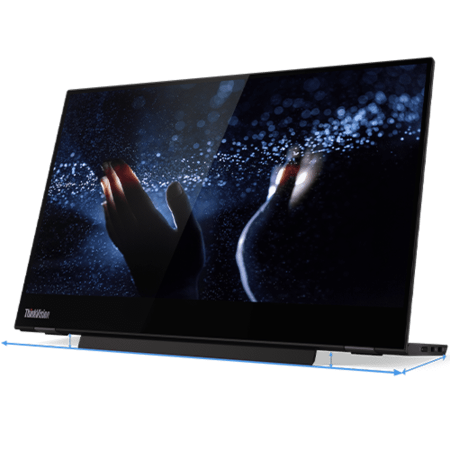Lenovo ThinkVision M14t 14" 1080p Touch USB-C Mobile LED Monitor for $316