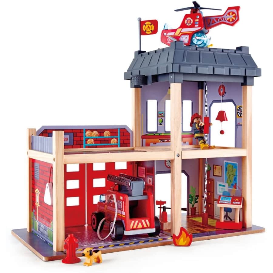 Hape Fire Station Playset for $113