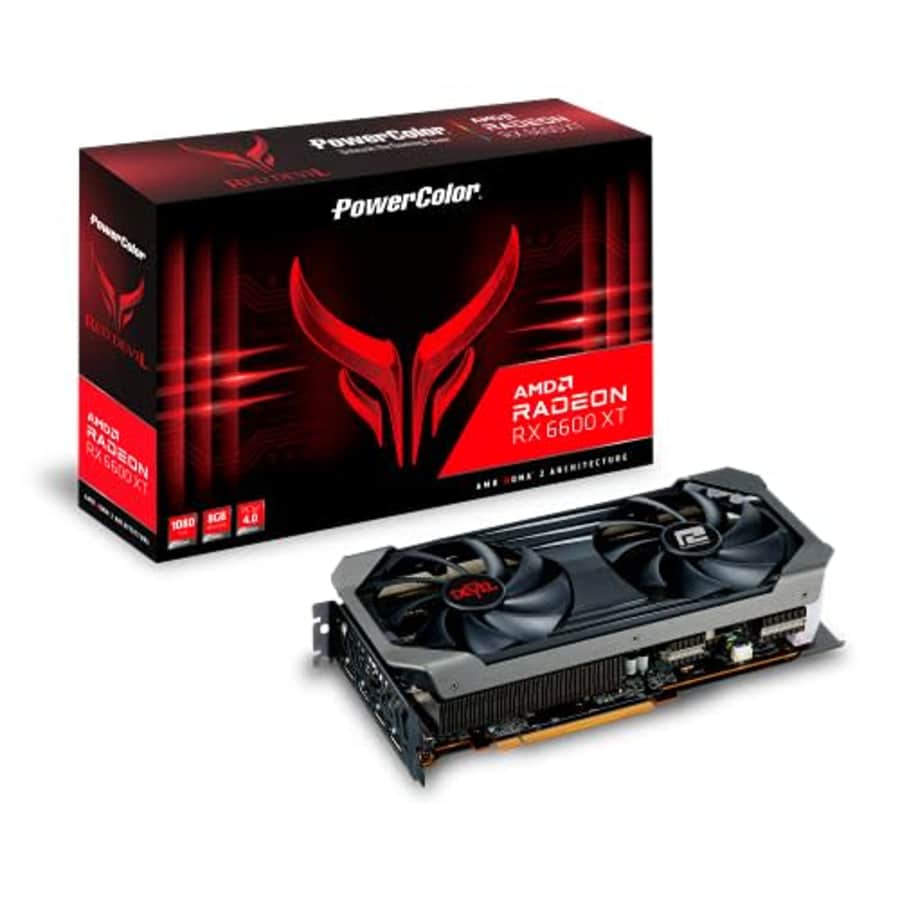 PowerColor Red Devil AMD Radeon RX 6600 XT Gaming Graphics Card with 8GB GDDR6 Memory, Powered by for $587