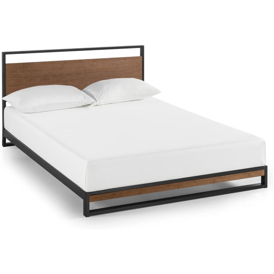 Zinus Suzanne 37" Bamboo and Metal Platform Bed Frame for $123 Zinus Suzanne 37" Bamboo and Metal Platform Bed Frame for $123