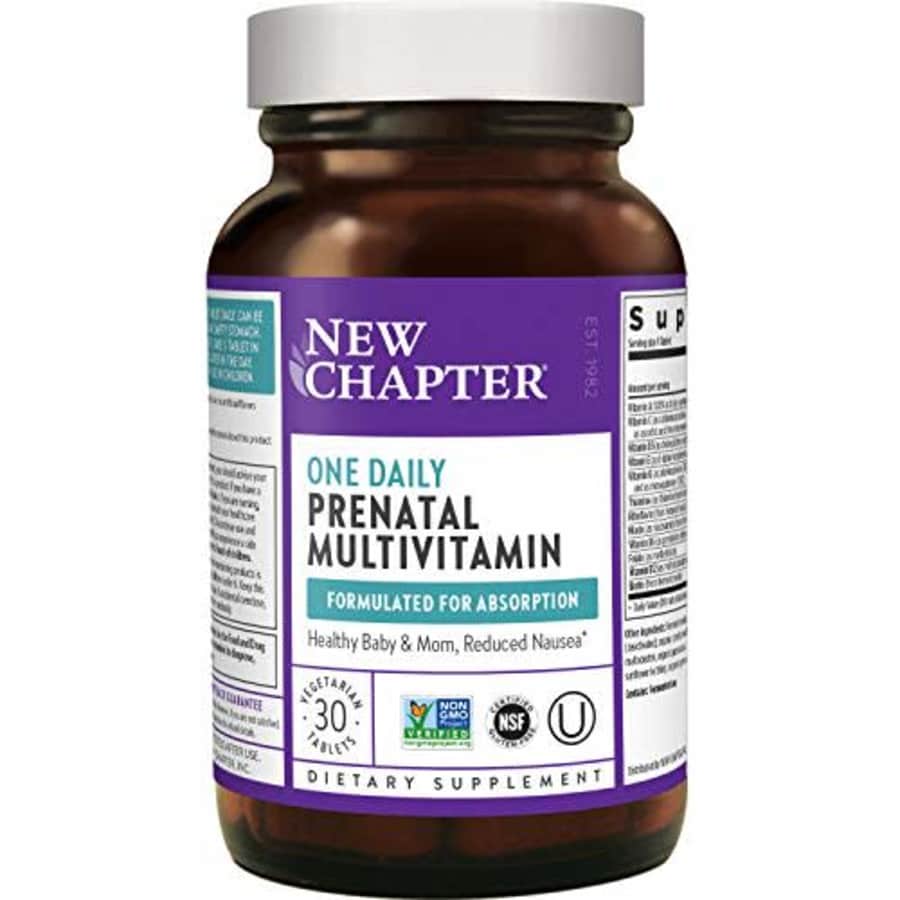 New Chapter Prenatal Vitamins Prenatal Multivitamin with Methylfolate + Choline for Healthy Mom for $21